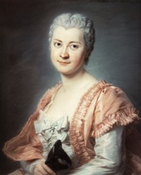 Madame de Savalette by Maurice Quentin de Latour (location unknown to gogm) from www.pastellists.com