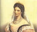Sisi wearing a Magyar dress