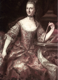 Maria Beatrice d'Este wife of Archduke Ferdinand by Martin van Meytens (Hoffburg, Innsbruck, Tirol, Austria)