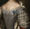 Maria Christina von Österreich by ? (auctioned by Hampel) bodice and engageantes