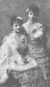 1885 Archduchess Margarethe Klementine of Austria and Archduchess Maria Dorothea of Austria by Károly Koller
