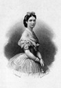 1866 Maria Feodorovna wearing crinoline print