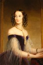 1841 Grand Duchess Maria Nikolaievna by Christina Robertson (State Hermitage Museum - St. Petersburg, Russia) head and bodice