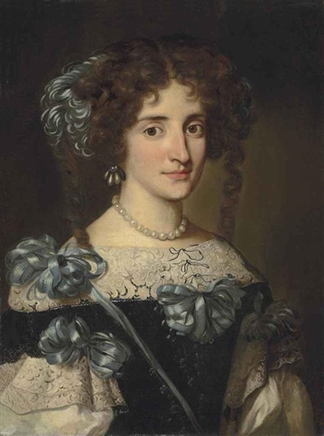 Maria Virginia Borghese Chigi by Jacob Ferdinand Voet (auctioned by Christie's) From mutualart.com:Artwork:Portrait-of-Maria-Virginia-Borghese-Chig:B7BFD7C23296B163 fixed