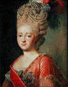 Maria Feodorovna wearing a high coiffure