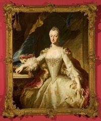 Maria Josepha of Bavaria possibly by Martin van Meytens (Schloß Rastatt - Rastatt, Baden-Württemberg, Germany)