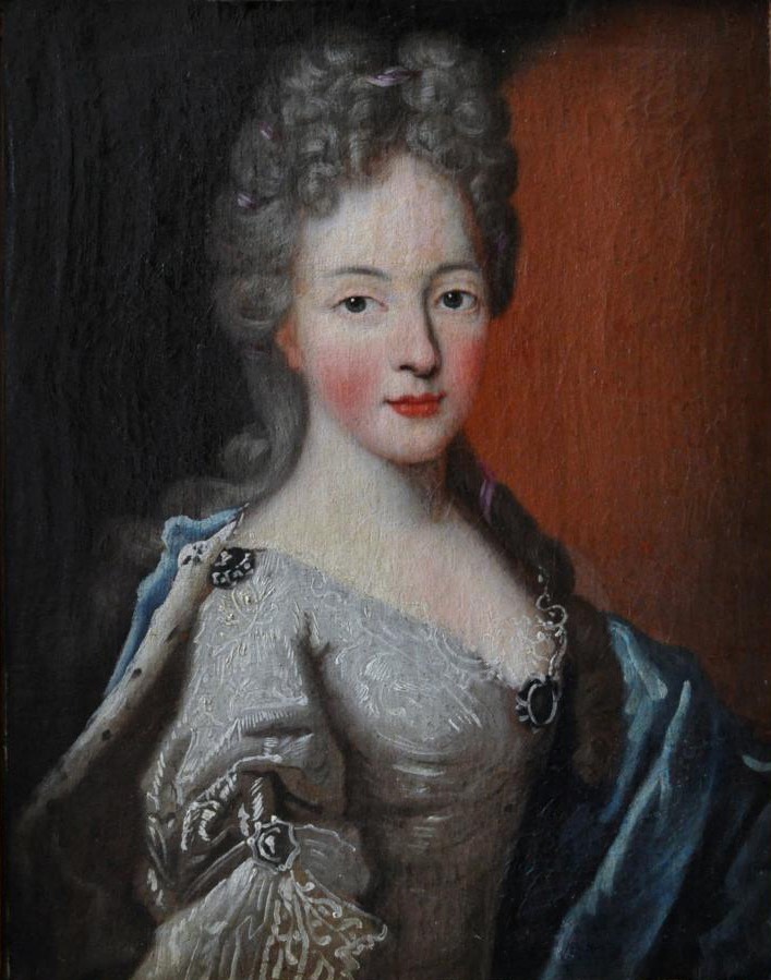 Marie Anne de Bourbon, Légitimée de France (2 October 1666 – 3 May 1739), first Mlle. de Blois by Philippe Vignon (Galerie FC)