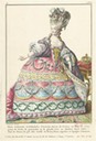 Marie Antoinette in robe du cour by Claude-Louis Desrais and Deny