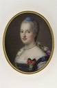 Marie-Josephe de Saxe, Dauphine by Marie Victoire Jaquotot after Maurice Quentin de Latour (Louvre)