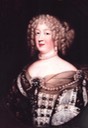 1660s Marie Therese d'Autriche by ? (location ?) From liveinternet.ru:users:5559804:post354456165 despot made background uniform removed frame intrusions