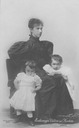 Marie Valerie and her children Franz Karl and Elisabeth Franzisca