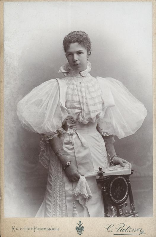 Marie Valerie From www.bildarchivaustria.at via pinterest.com/thedreamstress/1890s-fashion-in-photographs