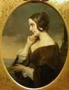 1843 Marie d'Agoult by Henri Lehmann (Musee de la Vie Romantique, Paris)
