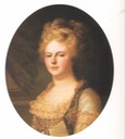 Marie Federovna portrait presumably by or after Lampi (location unknown to gogm)