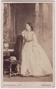 1869 Marie Henriette of Belgium wearing a late 1860s crinoline