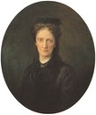 Maria Alexandrovna oval dark portrait