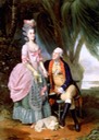 Mary and John Wilkes (called John Wilkes and his daughter Polly) by Johann Zoffany (National Portrait Gallery - London, UK) Fro the-athenaeum.org