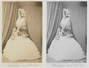 Mathilde Bonaparte in the 1860s by J. A. Whipple (Harvard Art Museum, Cambridge Massachusetts)