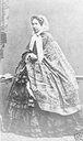 Princess Mathilde wearing a shawl