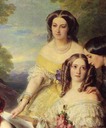 Nathalie de Ségur (1827-1910), baronne de Malaret from Winterhalter's 1855 group portrait