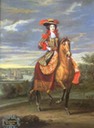 Olympe Mancini on horseback by ? (location unknown to gogm)