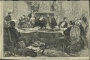Empress Eugénie presiding over a State Council at the Tuilleries