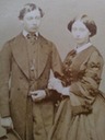 Prince of Wales and sister Alice carte de visite