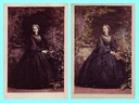 1861 (4 July) Pair of photos of Princess Alice by Camille Silvy
