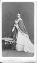 Princess Alice standing behind a chair by W. & D. Downey