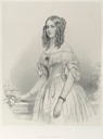 1840 Drawing of Princess Victoire Duchess de Nemours by Franz Xaver Winterhalter (location unknown to gogm)