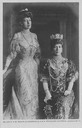 Queen Alexandra of Britain with her daughter Princess Victoria Miss Mertens detint X 1.5