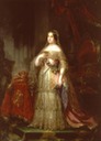 Queen Isabel II by Jose Gutierrez de la Vega (Museo Romantico, Madrid)