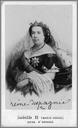 Queen Isabel II post card