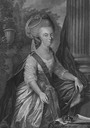 Queen Maria of Portugal print at about the time of her accession