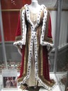 Queen Victoria's coronation dress & pre-coronation robe used in filming Young Queen Victoria on display at Victoria Mall in Sydney NSW