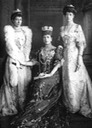 1905 (15 June) Princess Louise, Queen Alexandra, and Princess Victoria