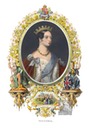 Queen Victoria color print