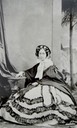 Seated Adeline Helbert, dame noble of queen Marie-Louise by Southwell From porges.net/FamilyTreesBiographies/PorgesWeisweiller.html X 2 detint