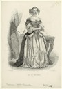 Marquise de Sevigne black and white print (New York Public Library collection)