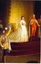 Sisi's Hungarian coronation by ? (location unknown to gogm) detail