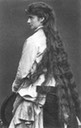 Sophie Charlotte displaying long tresses From pinterest.com/royalinterests/duchess-sophie-charlotte-of-bavaria/ detint