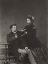 1867 Sophie with Ludwig of Bavaria