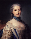 Wife of the Marshal de Belle Isle by Maurice Quentin de la Tour (location unknown to gogm)