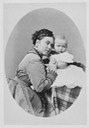 ca. 1869 (estimate based on age of child) Vicky and Waldemar From queenvictoriasfamily.tumblr.com