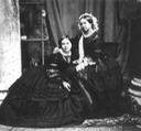 1857 Princess Royal Victoria with Queen Victoria