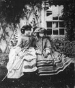 1855 Princesses Victoria and Alice at Osborne