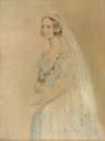 Victoria on her wedding day by William Drummond (location unknown to gogm)