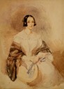 Woman, Possibly Princess Anna Feodora of Leiningen, Queen Victoria's half sister by Franz Xaver Winterhalter (Doyle of New York)